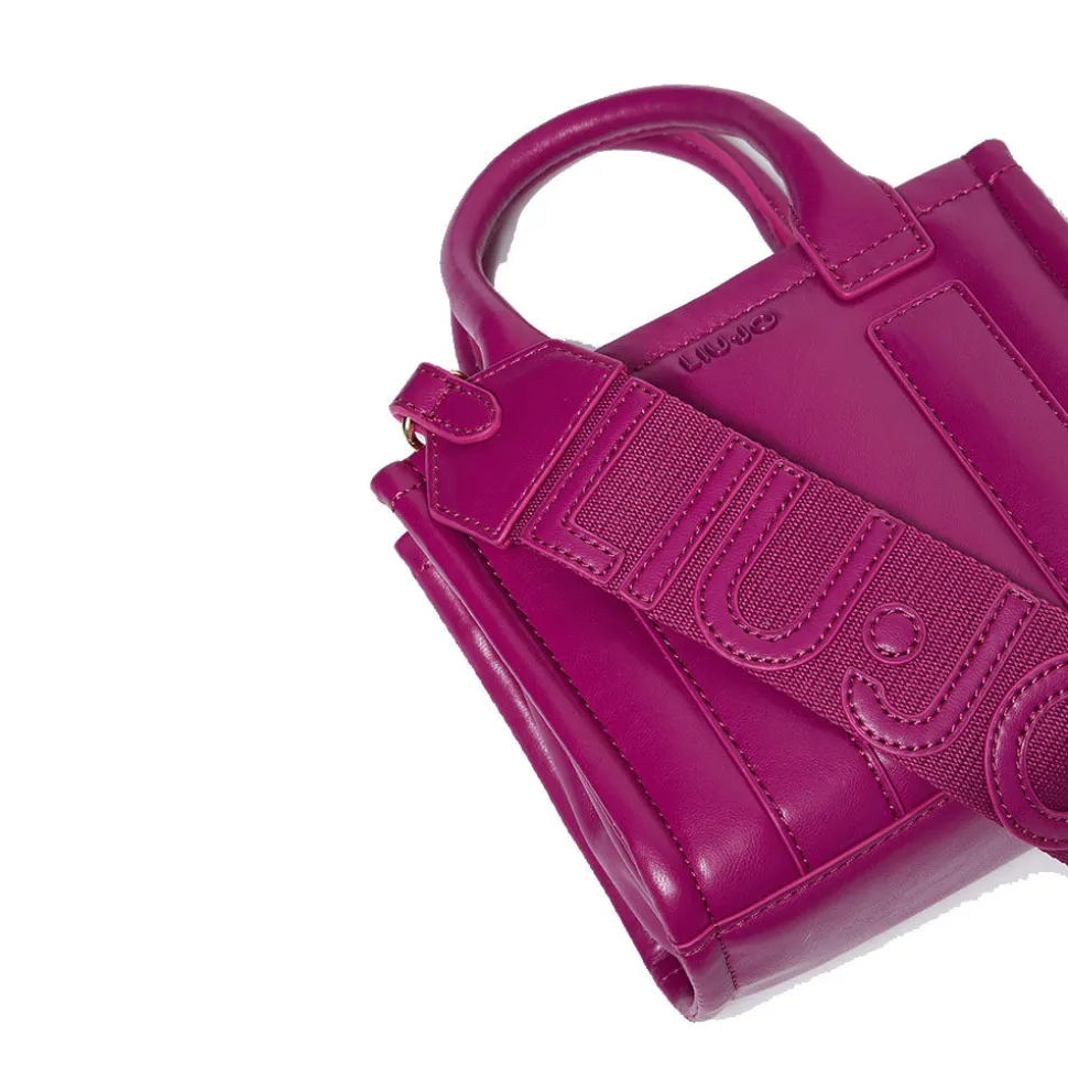 Mini Shopping Bag a Mano LIU JO Better Imbottita Fucsia