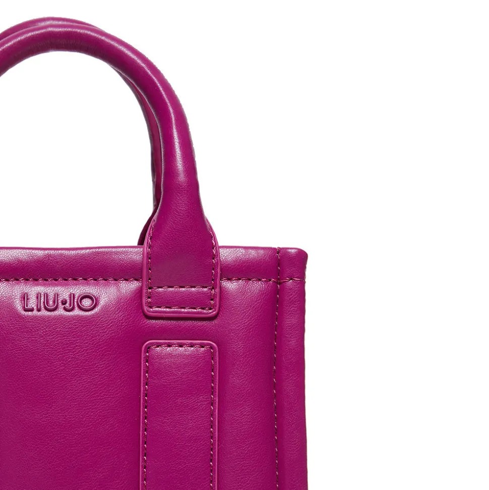 Mini Shopping Bag a Mano LIU JO Better Imbottita Fucsia
