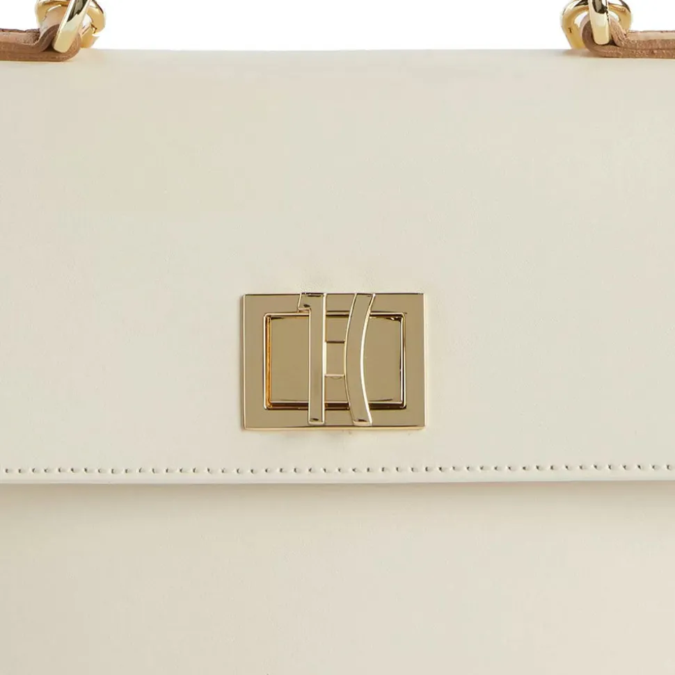 Mini Tote 1A Classe Alviero Martini linea Elegance Coast in Pelle Avorio LC07