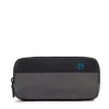 Necessaire Piquadro in Tessuto e Pelle Linea Pulse P16 colore Chevron Grigio - AC2141P16