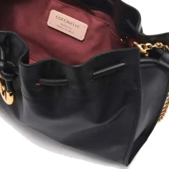 Pochette Donna COCCINELLE in Pelle Liscia Linea Isabella Colore Nero