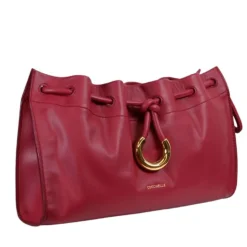 Pochette Donna COCCINELLE in Pelle Liscia Linea Isabella Colore Sangria