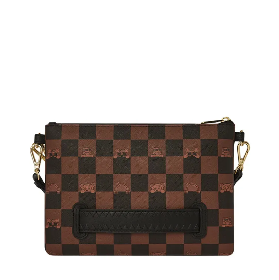 Pochette SPRAYGROUND stampa Peeking Character Check