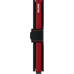 Porta Carte con Clip SECRID linea Matte in Pelle Black e Red con RFID
