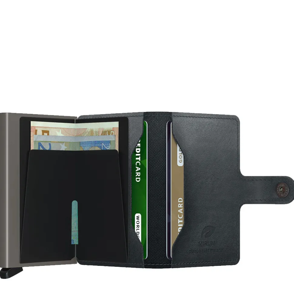 Porta Carte con Clip SECRID Miniwallet linea Mirum Nero con RFID