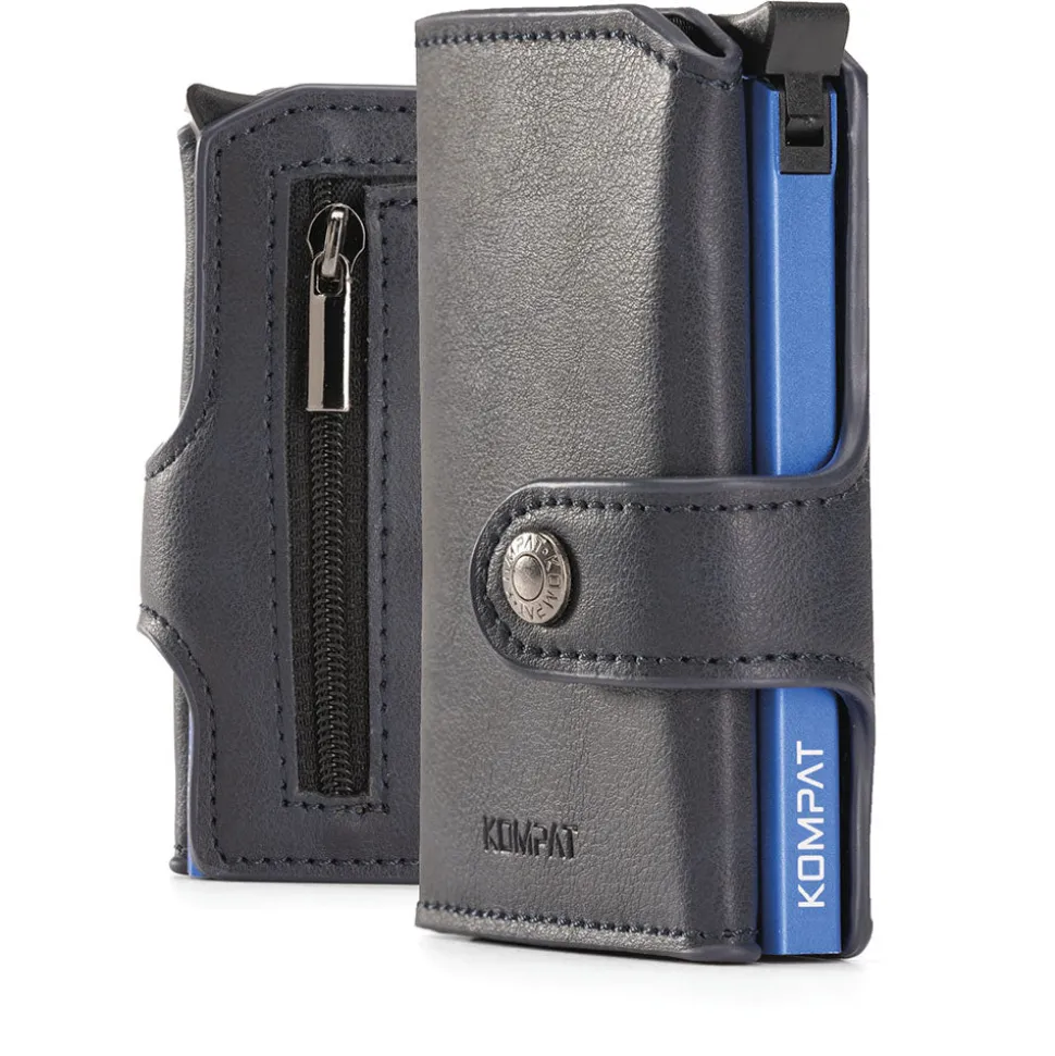 Portacarte KOMPAT linea Kompat X con RFID Colore Blu Jazz