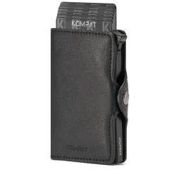 Portacarte KOMPAT linea Kompat S con RFID Colore Nero Carbon