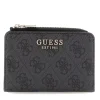 Portacarte Piccolo GUESS Chiuso con Clip Linea Laurel Colore Coal Logo