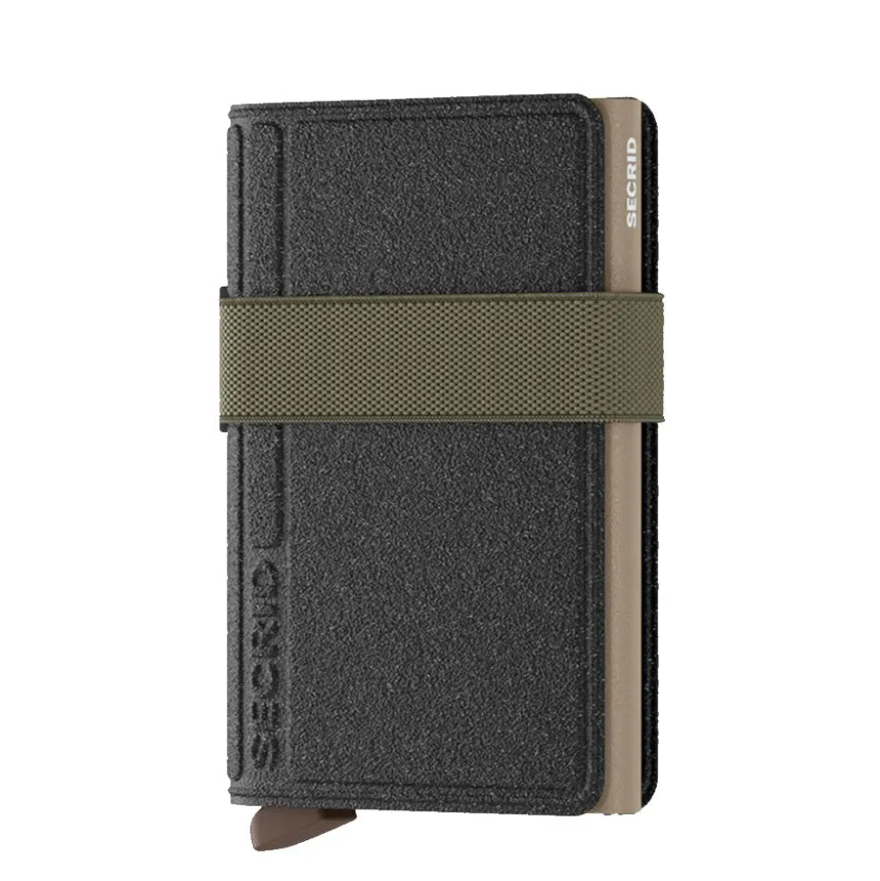 Porta Carte SECRID linea Liba colore Black Olive con RFID
