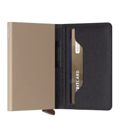 Porta Carte SECRID linea Liba colore Black Olive con RFID