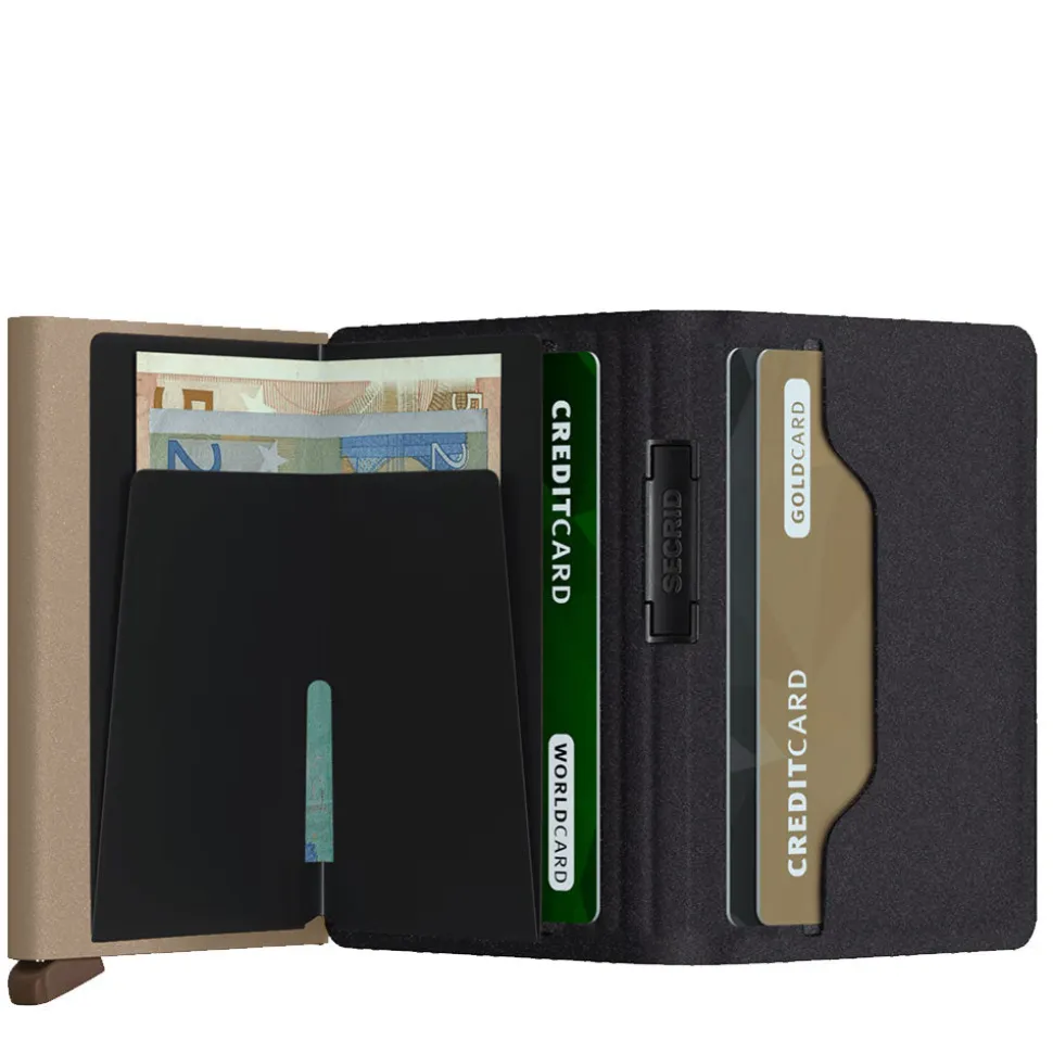 Porta Carte SECRID linea Liba colore Black Olive con RFID
