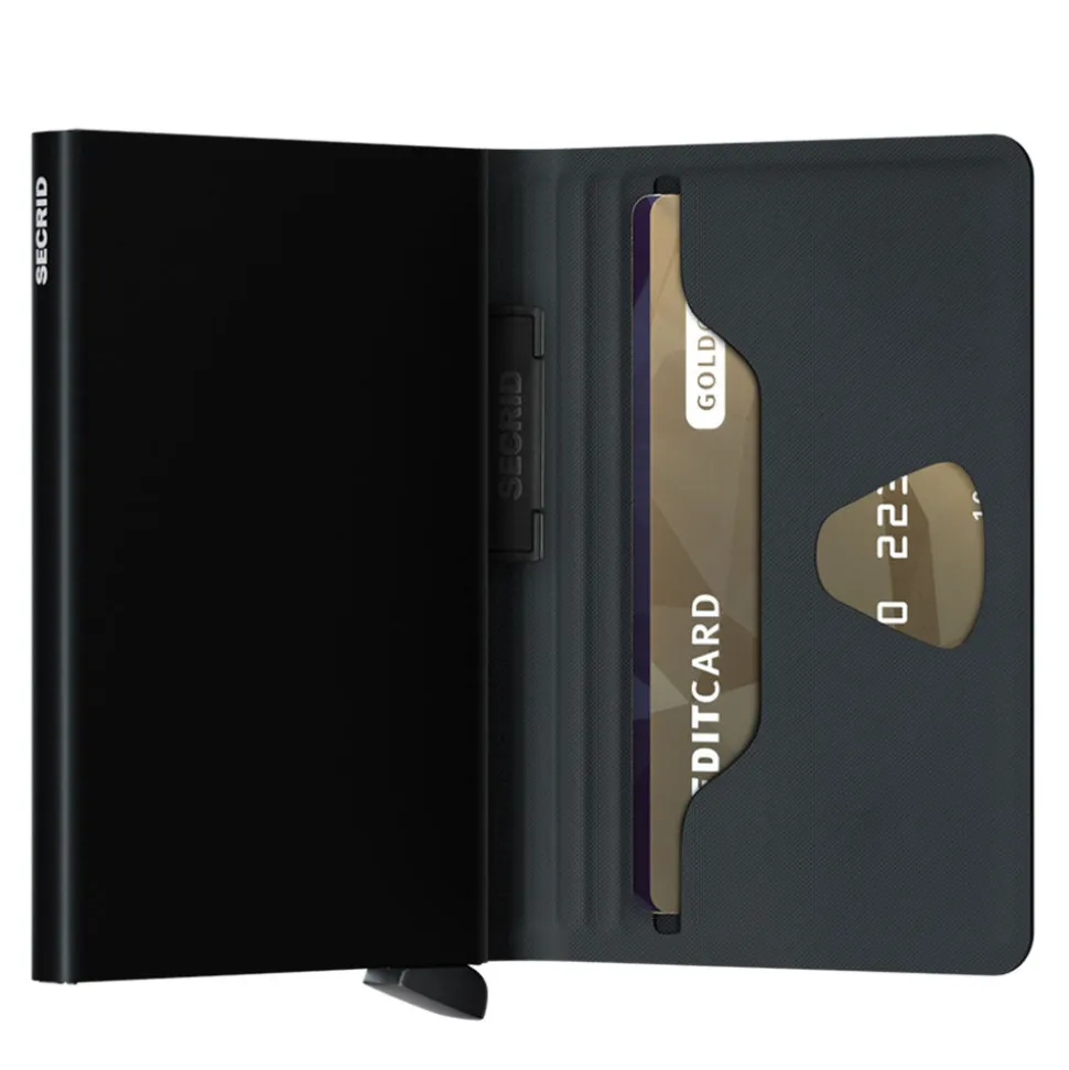 Porta Carte SECRID linea TPU colore Black con RFID