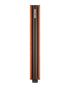 Porta Carte SECRID linea Vintage in Pelle Orange con RFID