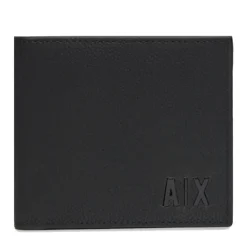 Portafoglio con Portacarte ARMANI EXCHANGE in Pelle Nera