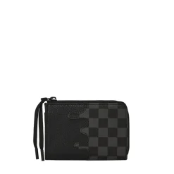 Portafoglio con Zip SPRAYGROUND stampa Unfinished Shark