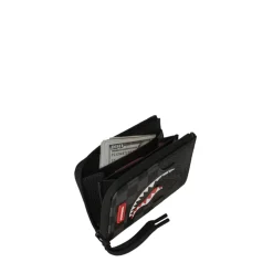 Portafoglio con Zip SPRAYGROUND stampa Unfinished Shark