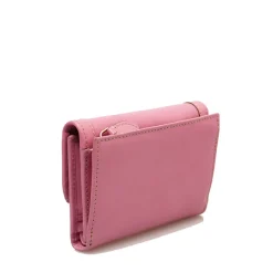 Portafoglio Donna con Bottone THE BRIDGE linea Bettina in Pelle Rosa Lipstick