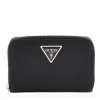 Portafoglio Donna GUESS Chiuso con Zip Linea Laurel Colore Nero Misura Media - BG8500140