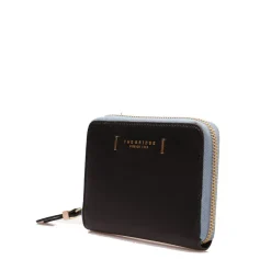 Portafoglio Donna Medio Zip Around THE BRIDGE linea Chiara in Pelle Nera