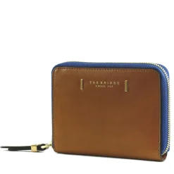 Portafoglio Donna Medio Zip Around THE BRIDGE linea Chiara in Pelle Cognac