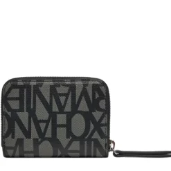 Portafoglio Donna Piccolo Zip Around ARMANI EXCHANGE colore Beige - Black