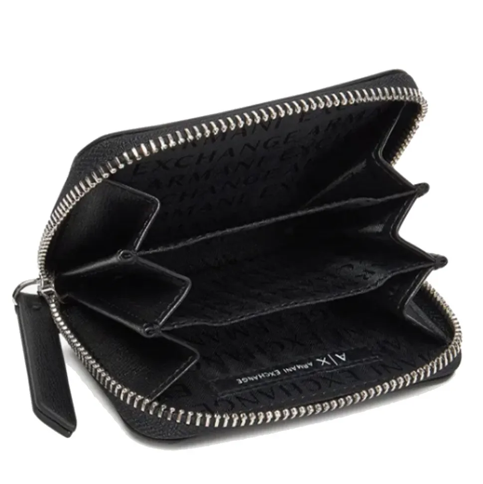 Portafoglio Donna Piccolo Zip Around ARMANI EXCHANGE colore Beige - Black