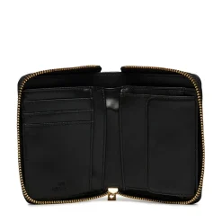 Portafoglio Donna Piccolo Zip Around Trapuntato LOVE MOSCHINO linea Quilted Nero