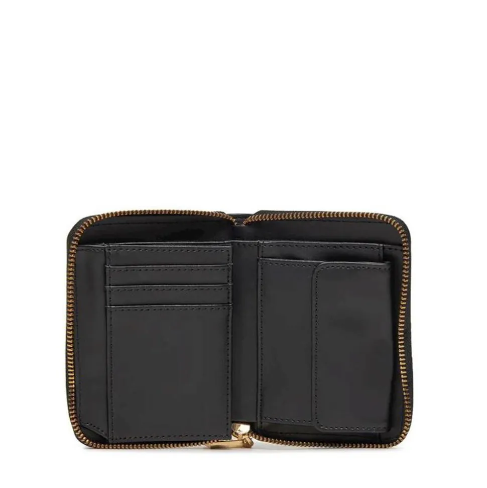 Portafoglio Donna Piccolo Zip Around LOVE MOSCHINO linea Bold Love Nero