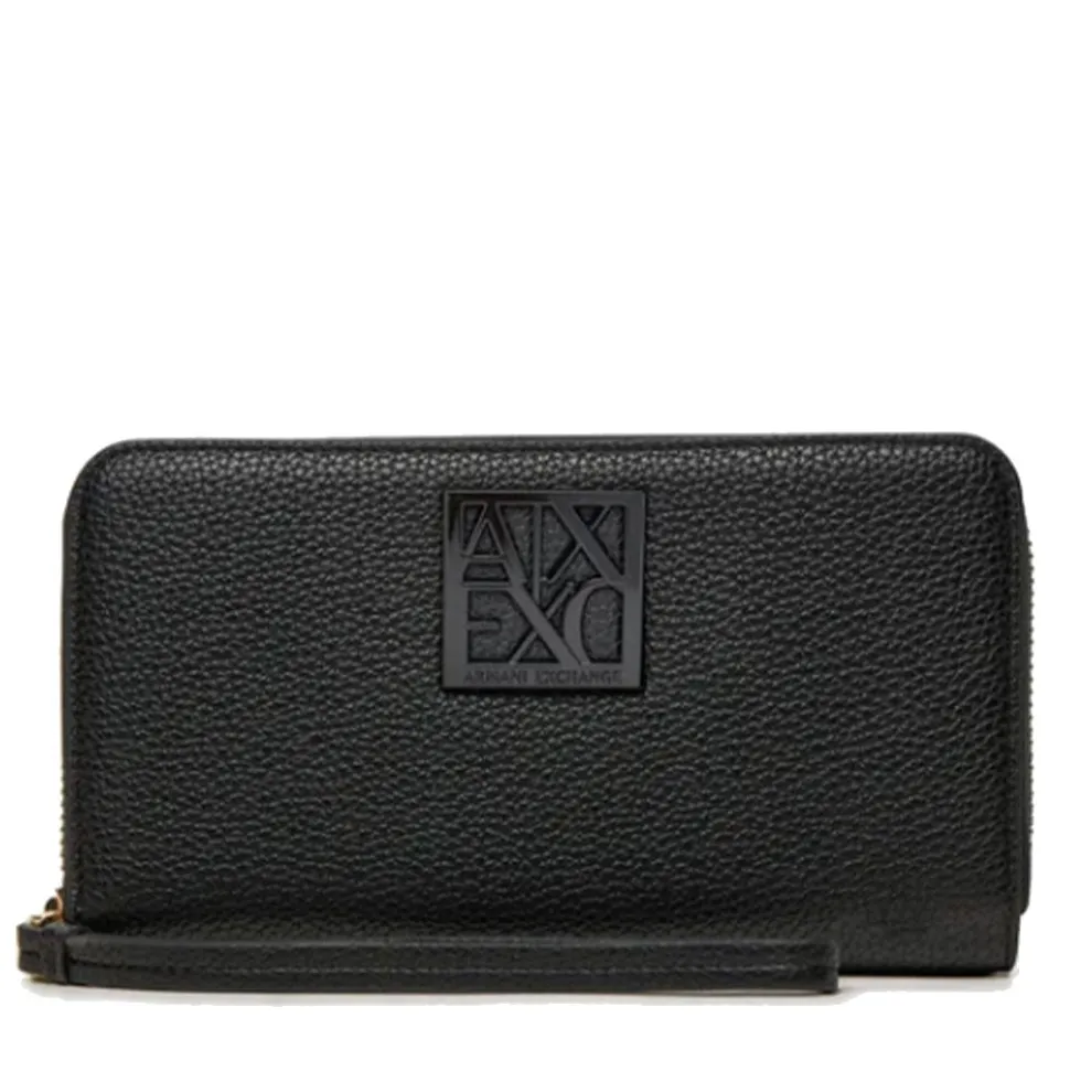 Portafoglio Donna Zip Around ARMANI EXCHANGE colore Nero