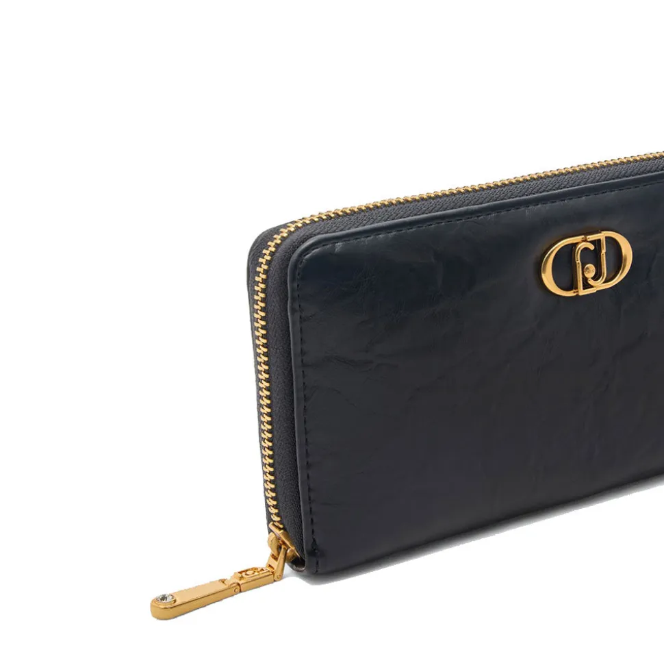 Portafoglio Donna Zip Around LIU JO Better La Puffy Nero