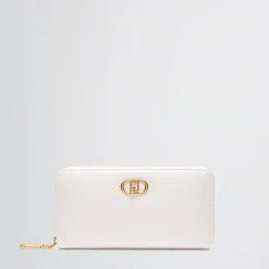 Portafoglio Donna Zip Around LIU JO Better La Puffy Off White