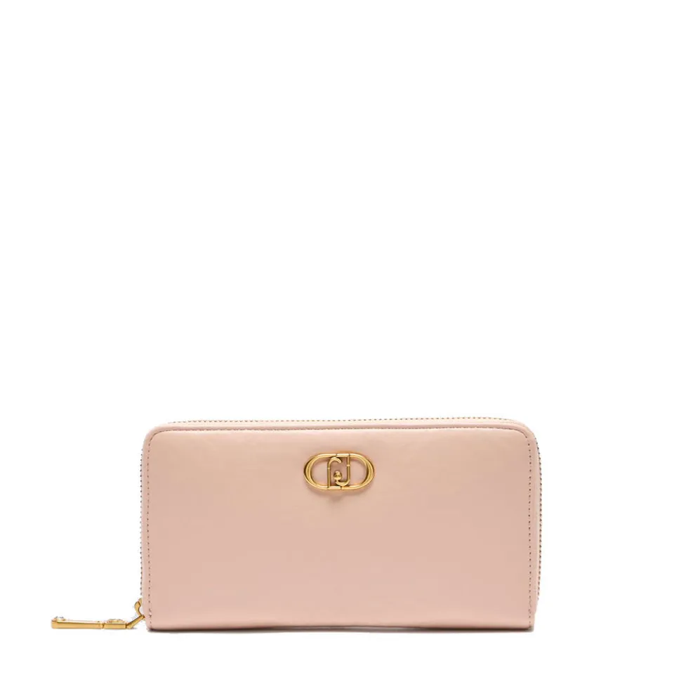 Portafoglio Donna Zip Around LIU JO Better La Puffy Rosa Cipria