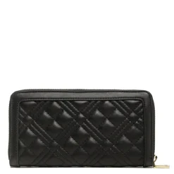 Portafoglio Donna Zip Around Trapuntato LOVE MOSCHINO linea Quilted Nero