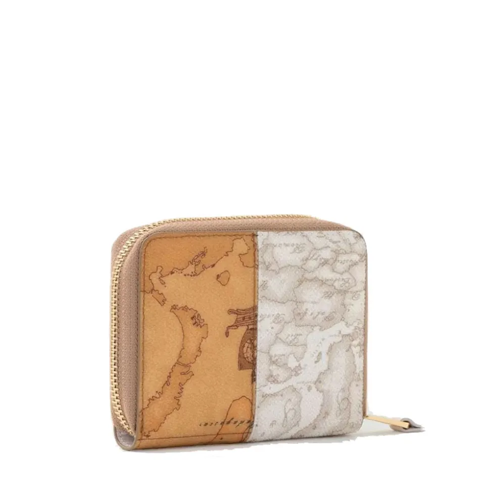 Portafoglio Piccolo Zip Around 1A Classe Alviero Martini linea Geo Mix PO62
