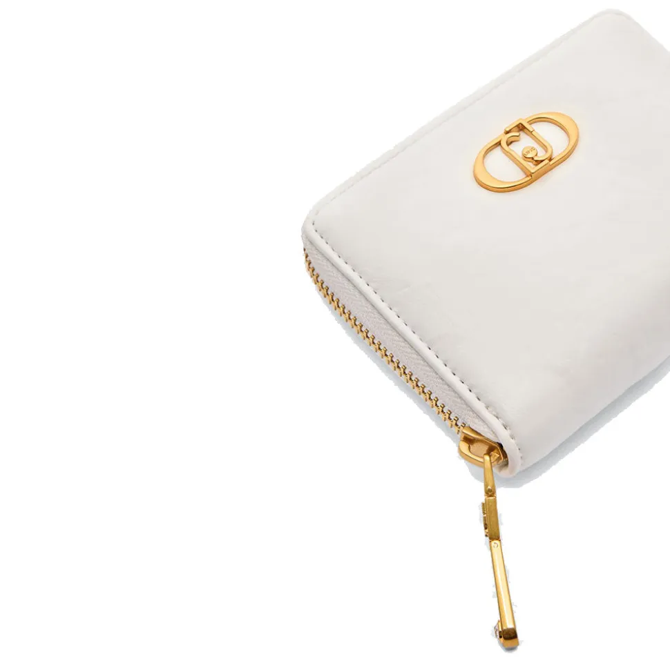 Portafoglio Piccolo Zip Around LIU JO Better La Puffy Off White