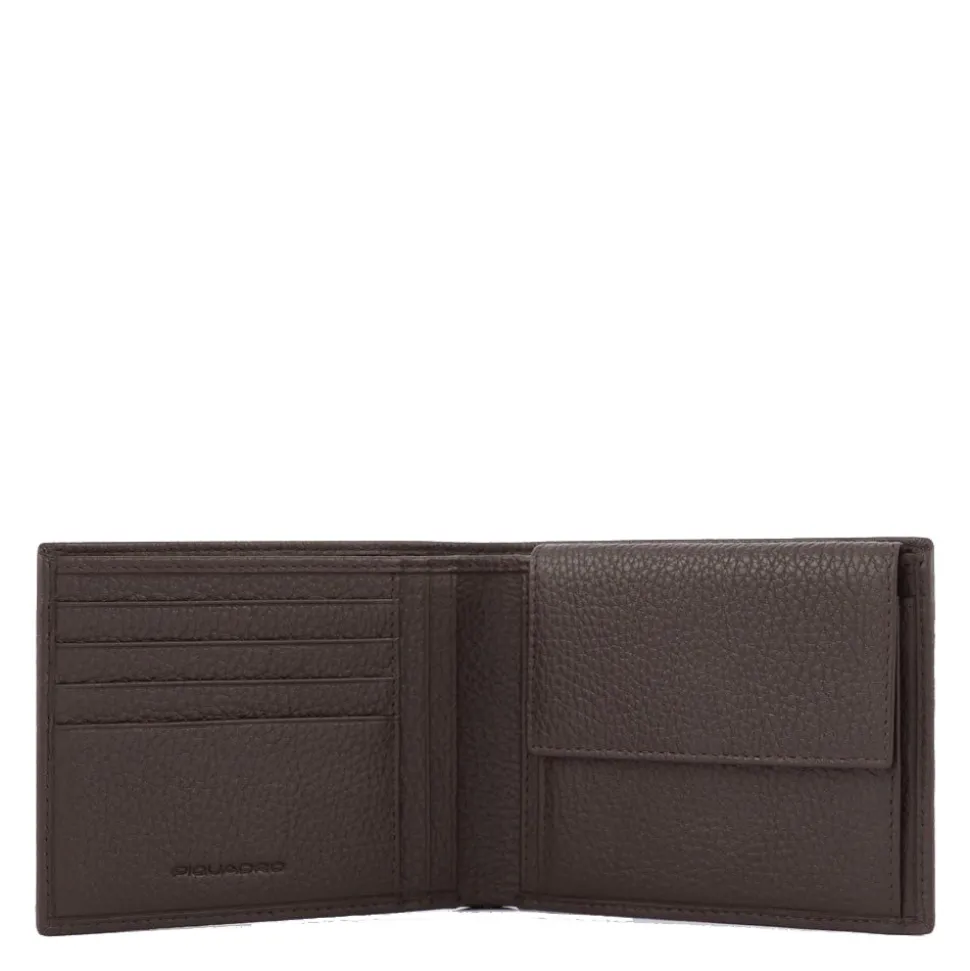 Portafoglio PIQUADRO uomo con portamonete Linea Modus Special PU257MOSR Marrone