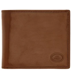 Portafoglio Uomo con Pattina e Portamonete THE BRIDGE In Pelle Marrone linea Story 01426601
