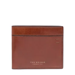 Portafoglio Uomo con Portamonete THE BRIDGE linea Giulio in Pelle Marrone