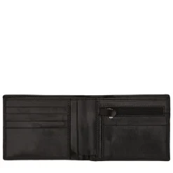 Portafoglio Uomo con Portamonete con Zip THE BRIDGE In Pelle Nera linea Story
