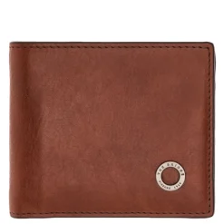 Portafoglio Uomo Piccolo con Portamonete THE BRIDGE In Pelle Marrone linea Biagio