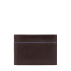Portafoglio Uomo PIQUADRO con Porta Monete Linea Revamp Colore Mogano - PU257B2VR