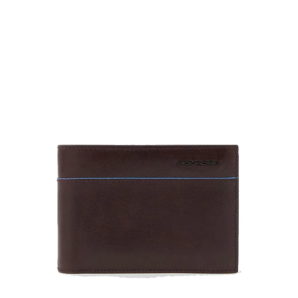 Portafoglio Uomo PIQUADRO con Porta Monete Linea Revamp Colore Mogano - PU257B2VR