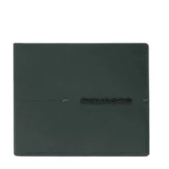 Portafoglio Uomo PIQUADRO In Pelle Colore Verde Linea Kiri - PU3891W135R