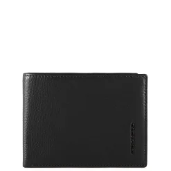 Portafoglio Uomo PIQUADRO Linea Modus Special in Pelle Nera con portamonete - PU257MOSR