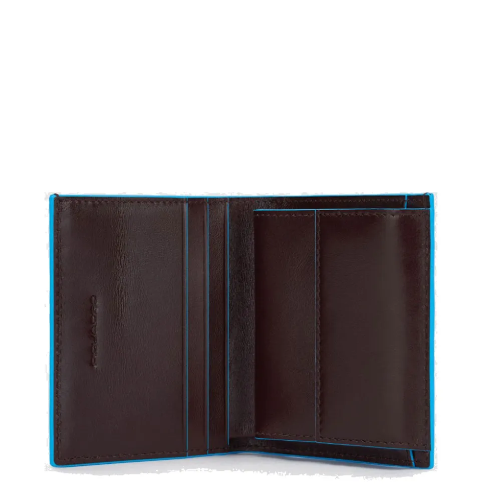 Portafoglio Uomo Verticale PIQUADRO in Pelle Mogano - PU5963B2R