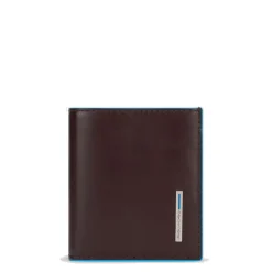 Portafoglio Uomo Verticale PIQUADRO in Pelle Mogano - PU5963B2R