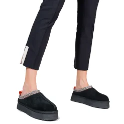 Sabot Imbottiti S by MASSIMO SANTINI linea Prisca in Velour Nero