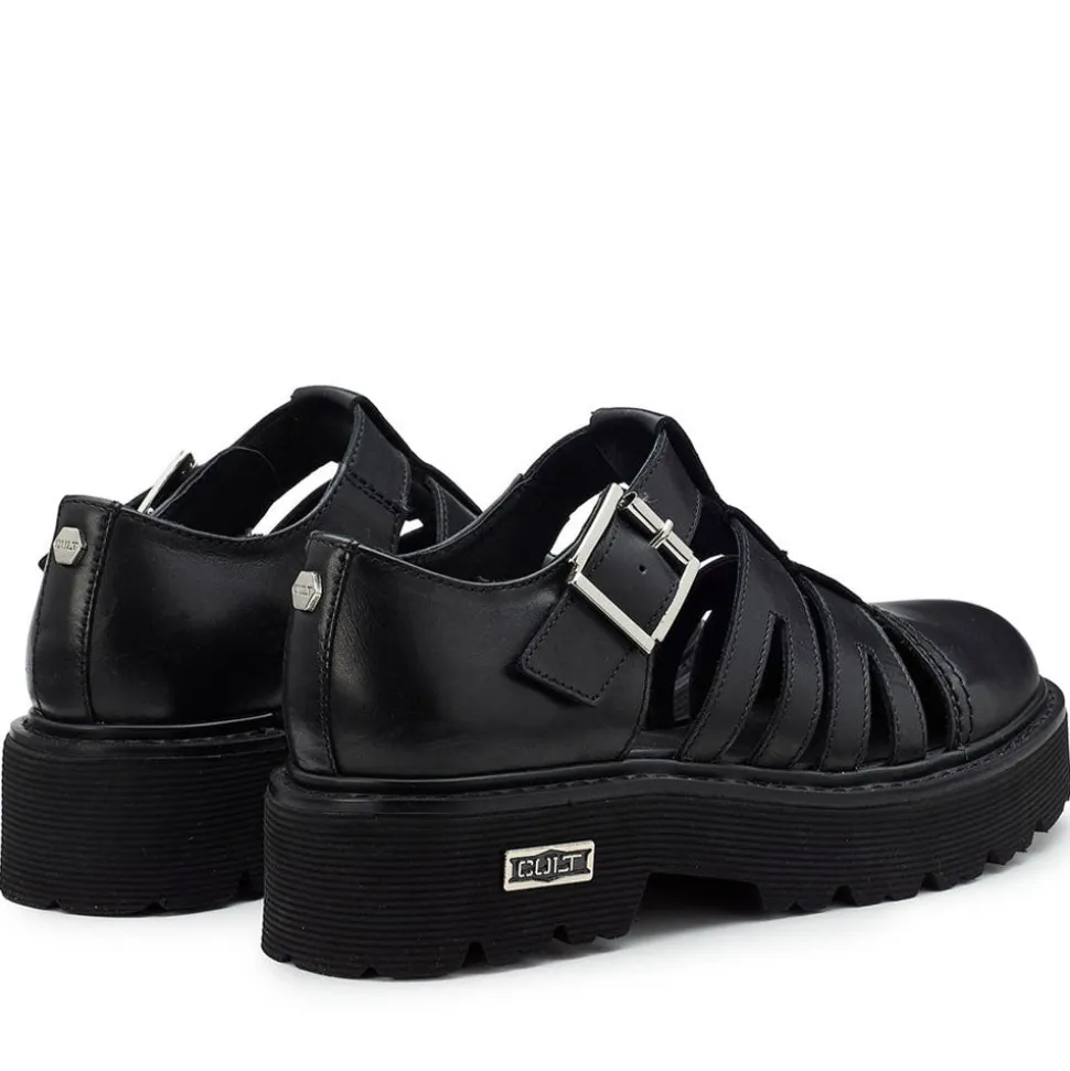 Sandali CULT Slash 4210 in Pelle Black