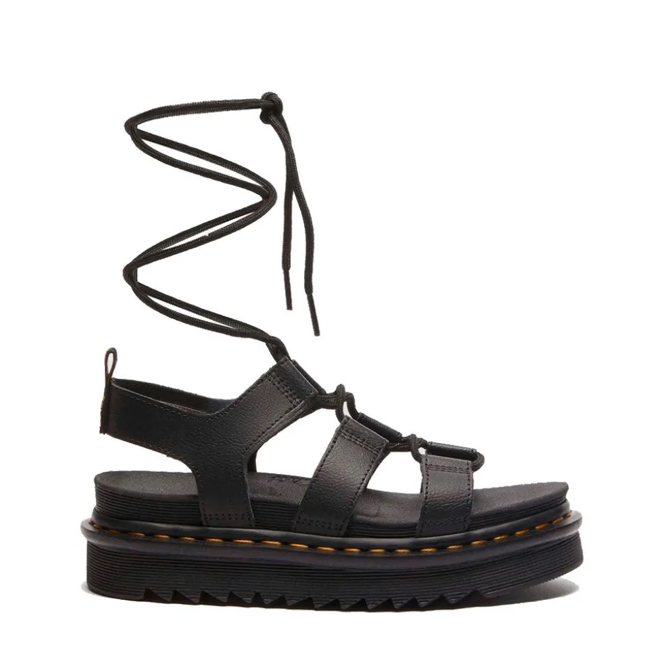 Sandali Donna DR. MARTENS linea Nartilla in Pelle Athena Nera