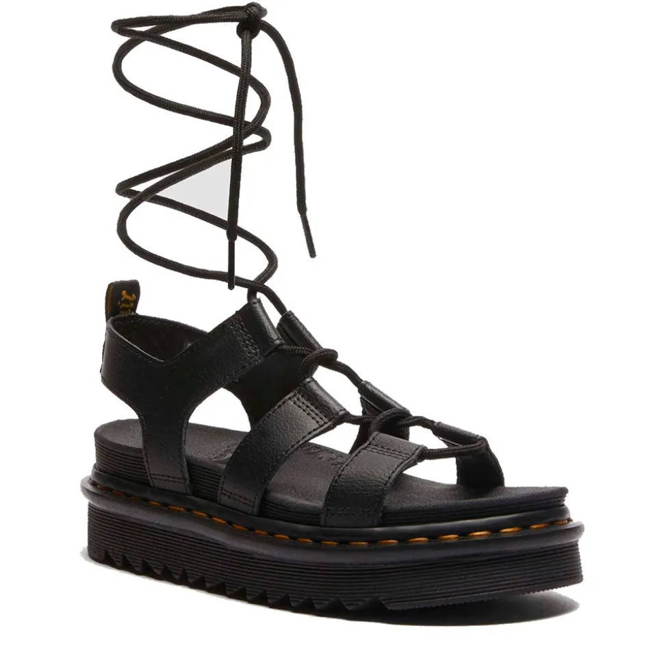 Sandali Donna DR. MARTENS linea Nartilla in Pelle Athena Nera